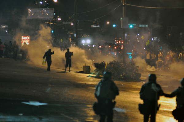 Day six of race related riots in Ferguson