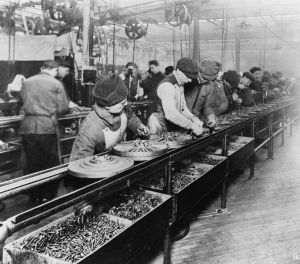 In a factory, you have many options to increase revenue or cut costs. Ford Assembly line, wikipedia.