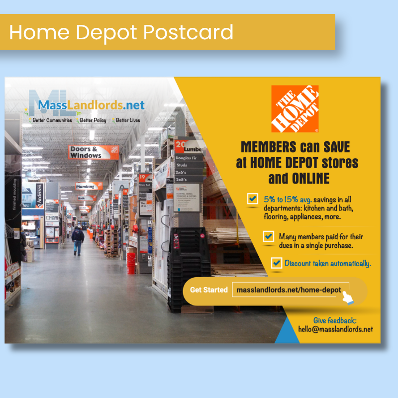 Post Card - Home Depot Benefits