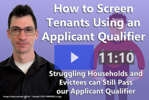 Video thumbnail for Applicant Qualifier Struggling Households Can Still Pass