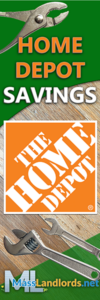 Home Depot Savings. The Home Depot Logo.