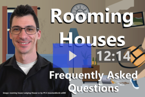 "Rooming Houses Frequently Asked Questions" video thumbnail