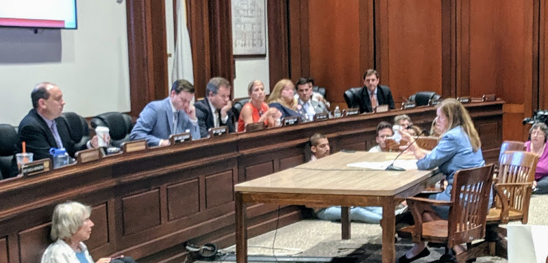 One of our members testified before a house and senate committee on Beacon Hill in 2019. The room was packed. People sat on the carpet for lack of chairs.