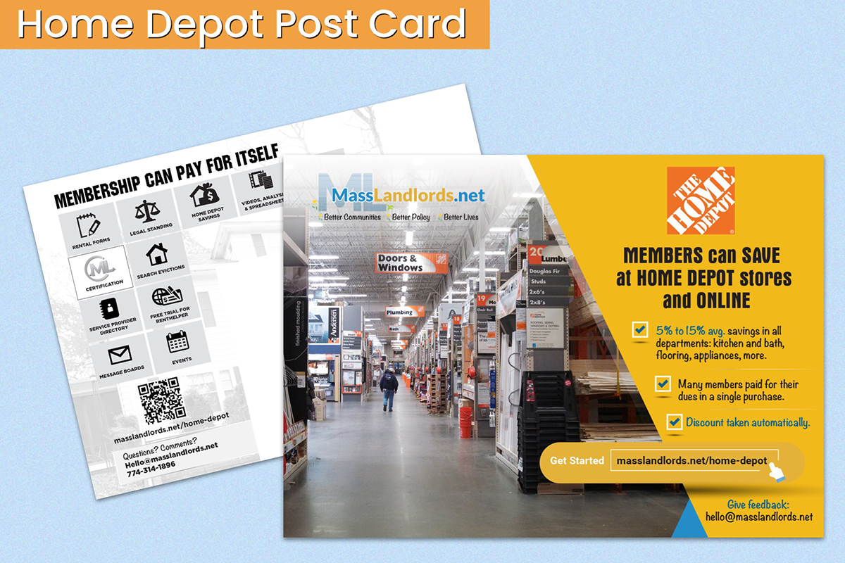 Post Card - Home Depot Benefits