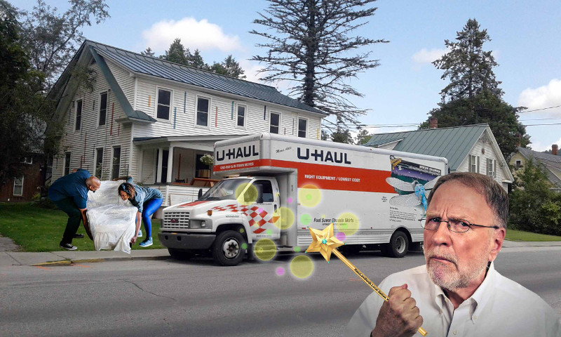 local option wand used to deny poor a household, who are moving out and loading a u-haul truck