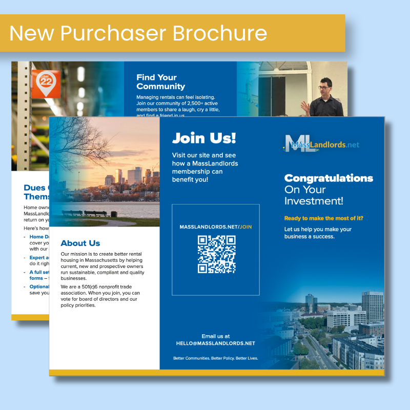 Tri-Fold Brochure - New Purchaser