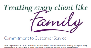 RCAP Solutions treating everyone like family