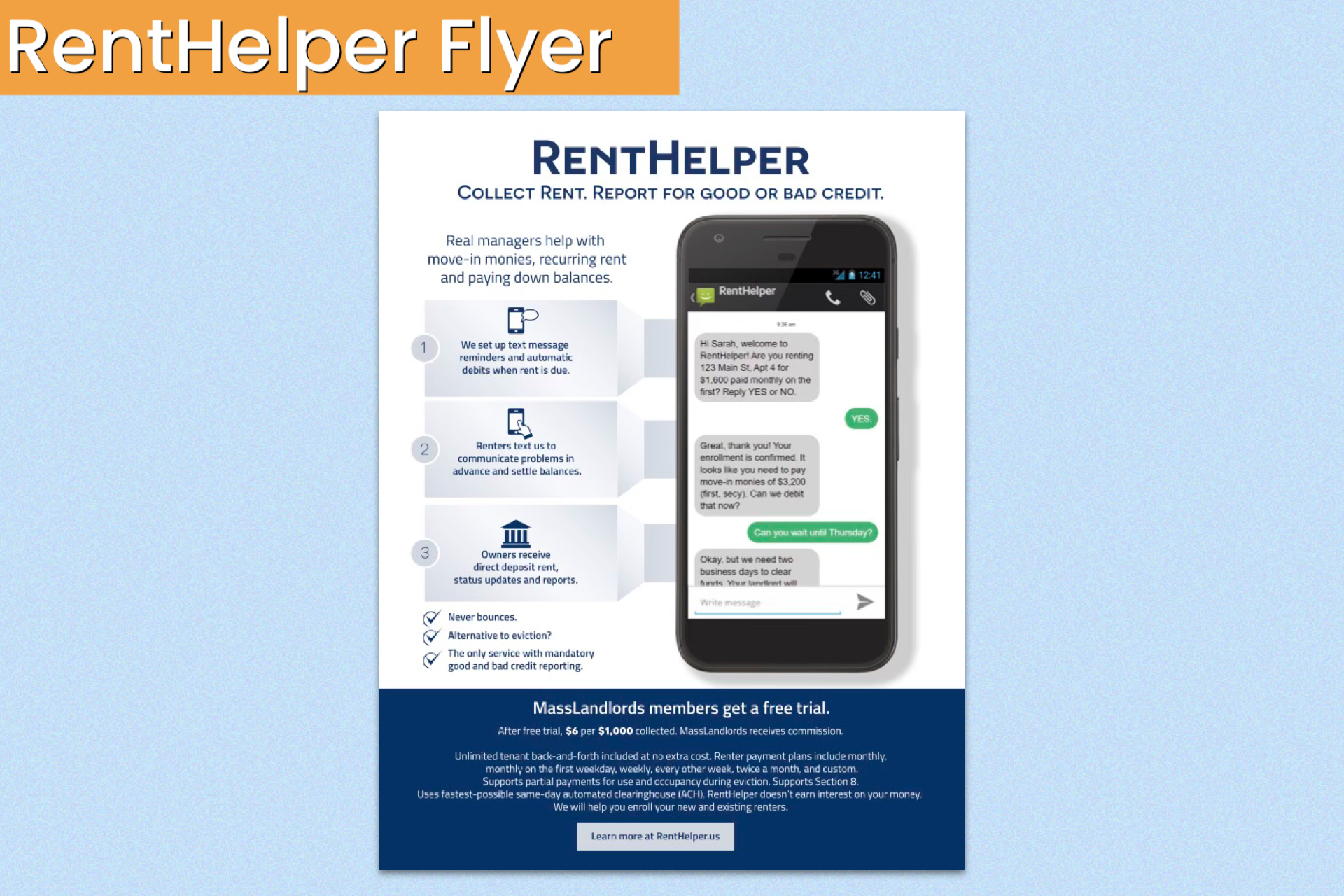 Flyer - RentHelper