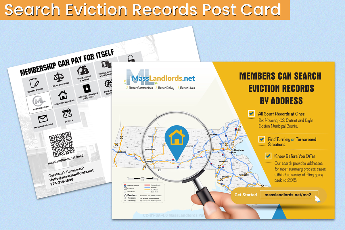 Post Card - Search Eviction Records