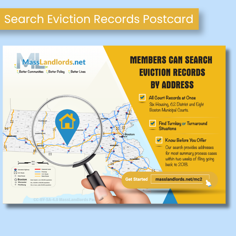 Post Card - Search Eviction Records