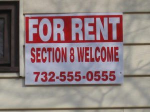 section 8 welcome sign