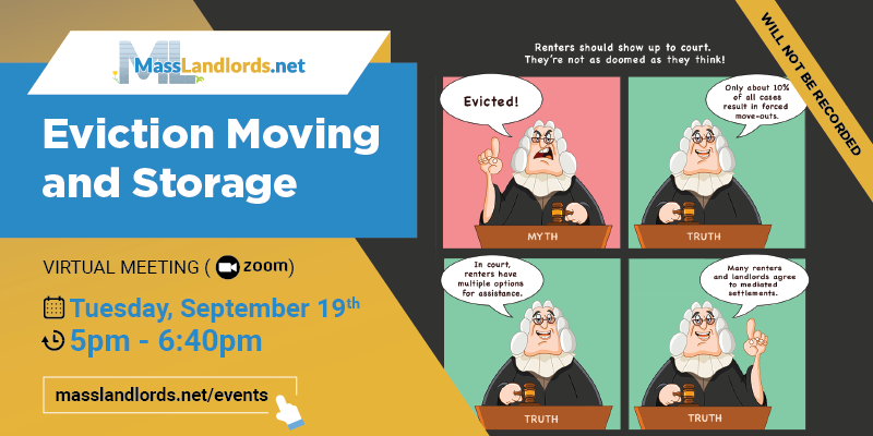 event marketing picture showing zoom details, date, and speaker or topic for eviction moving and storage virtual meeting 2023-09-19
3rd tuesday