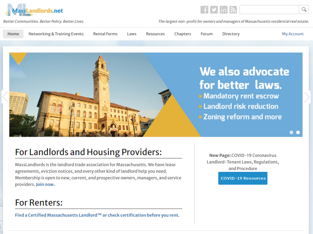 Certified Massachusetts Landlord Level One™ is Searchable