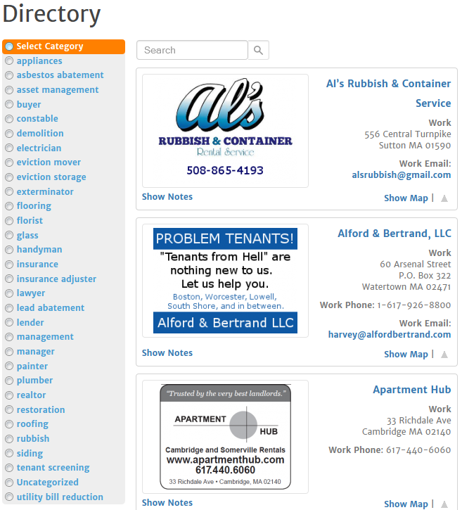 directory screenshot