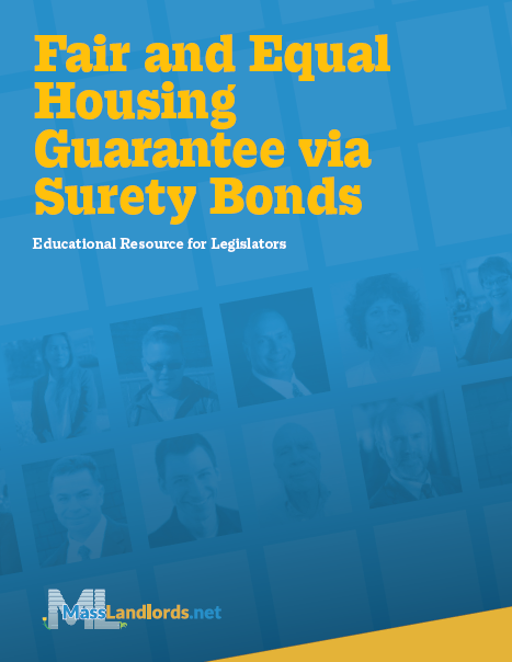 coversheet for the fair and equal housing guarantee via surety bonds