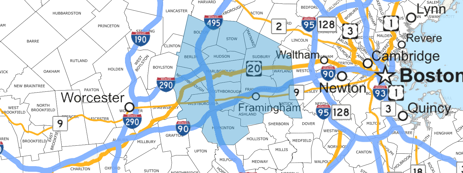 Metrowest Ma Map Join a Chapter - MassLandlords.net