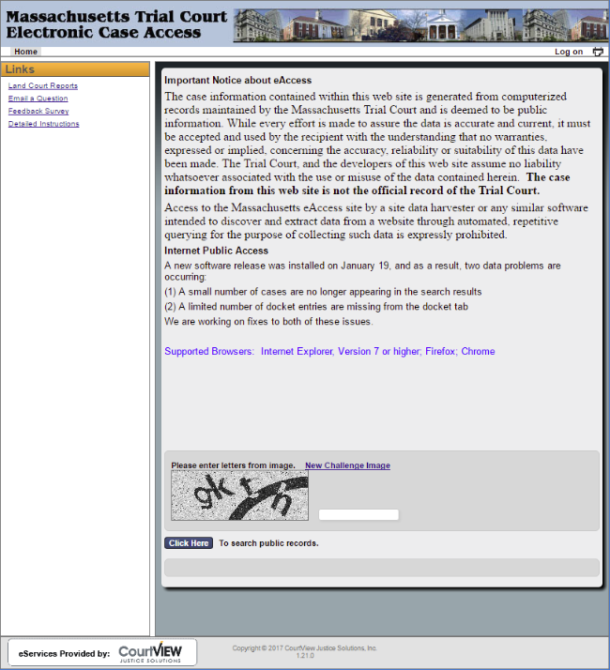 The Best Free Background Check in MA Eviction Court Records